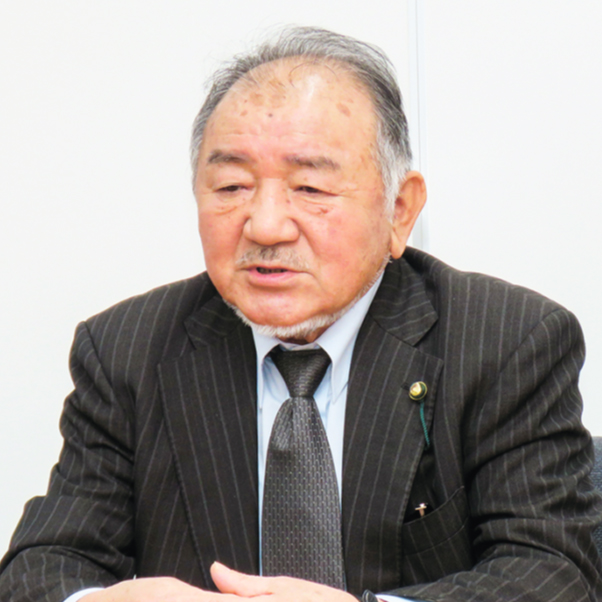 3月1日号記事4_柴田委員長近影